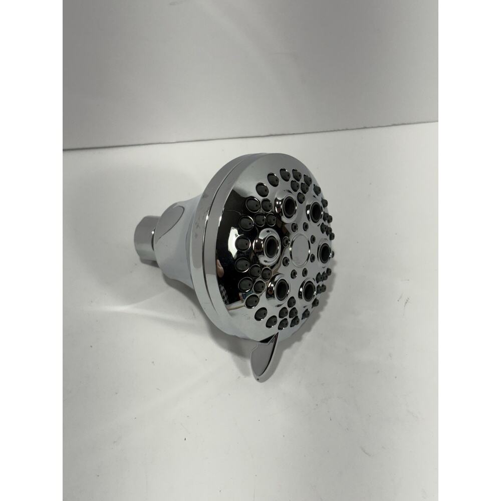 DELTA‎ Shower Head Rubbed Chrome Silv A112.18.1M 1.75 GPM 6.6 L Round Adjustable